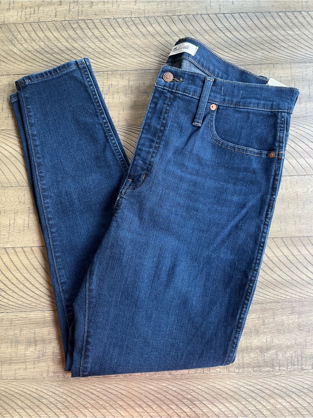NWT $128 Madewell 10" High-Rise Skinny Jeans Women's Size 31 Magic Pockets